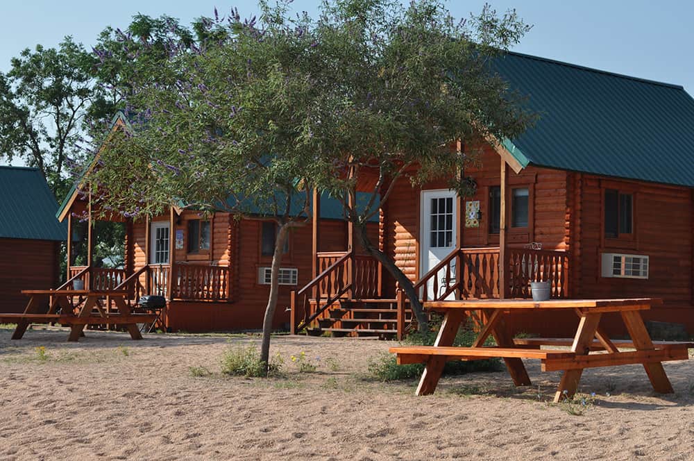 Cabins ON Lake Buchanan in the Texas Hill Country at