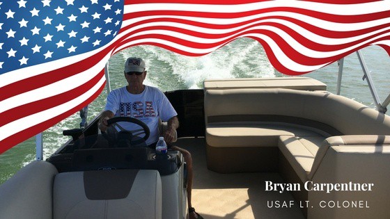 Image of owner, Bryan Carpenter, retired lieutenant colonel from USAF.