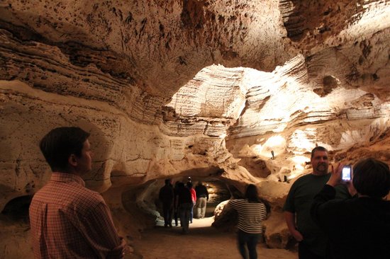 Image of Longhorn Caverns State Park located near Willow Point's lake cabin rentals