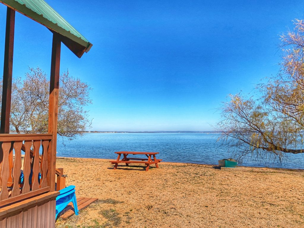Image of one of our private Texas lake cabin rentals at Willow Point Resort